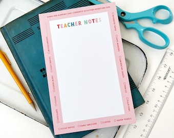 Funds are Low! Teacher Memo Pad