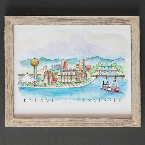 Knoxville Tennessee Art Print Etsy