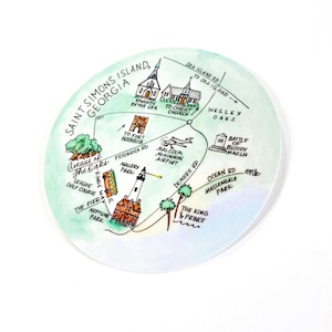 Saint Simons Island 4" Vinyl Sticker
