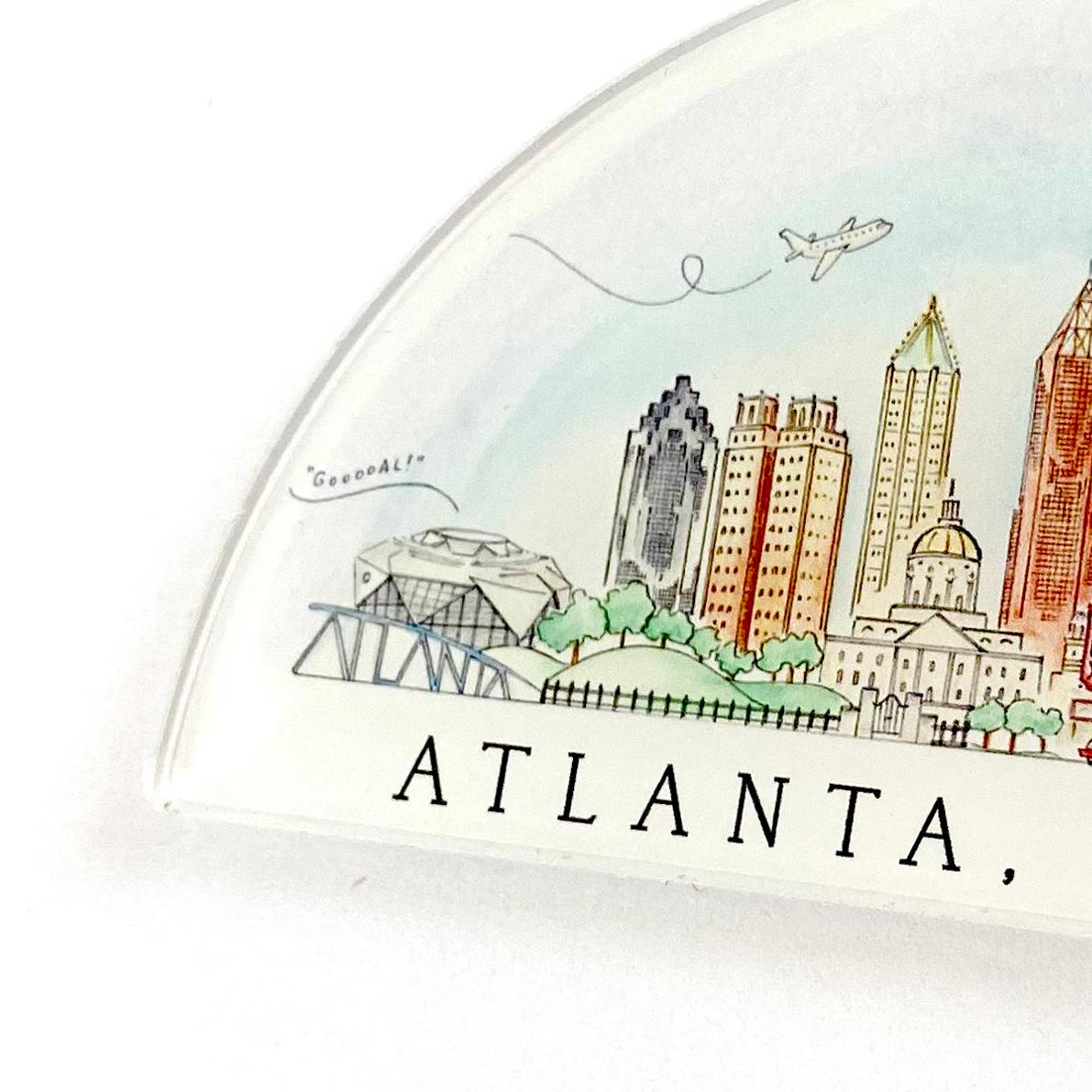 Atlanta, Georgia Skyline Acrylic Ornament, Atlanta Skyline Ornament ...