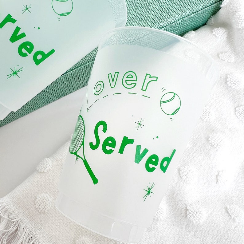 NattyMichellePaperie Tennis Party Cups - Thumbnail 5