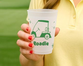 Roadie Golf Cart Frosted Cups