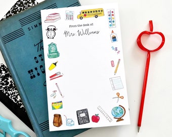 School Days Large Notepad