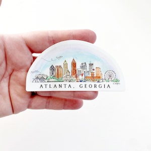 Atlanta, Georgia Skyline Sticker