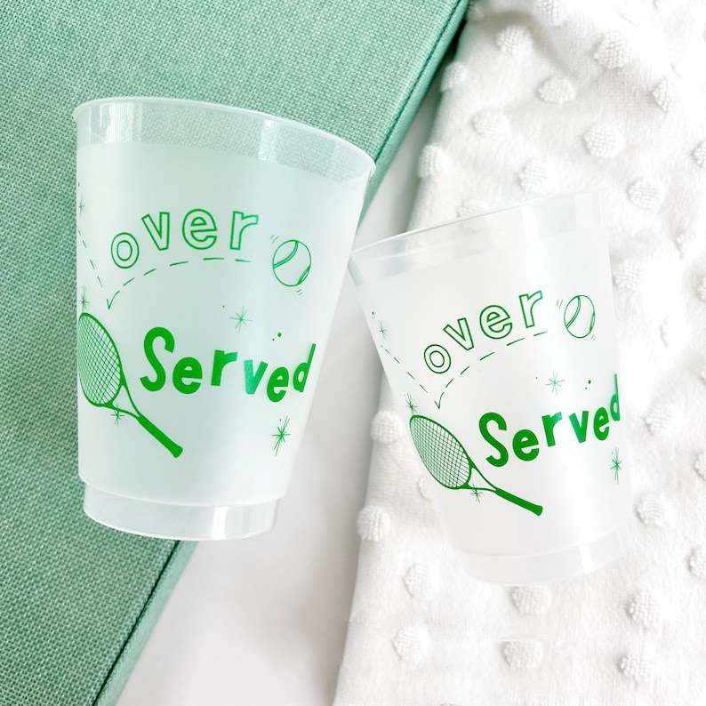 NattyMichellePaperie Tennis Party Cups - Thumbnail 4