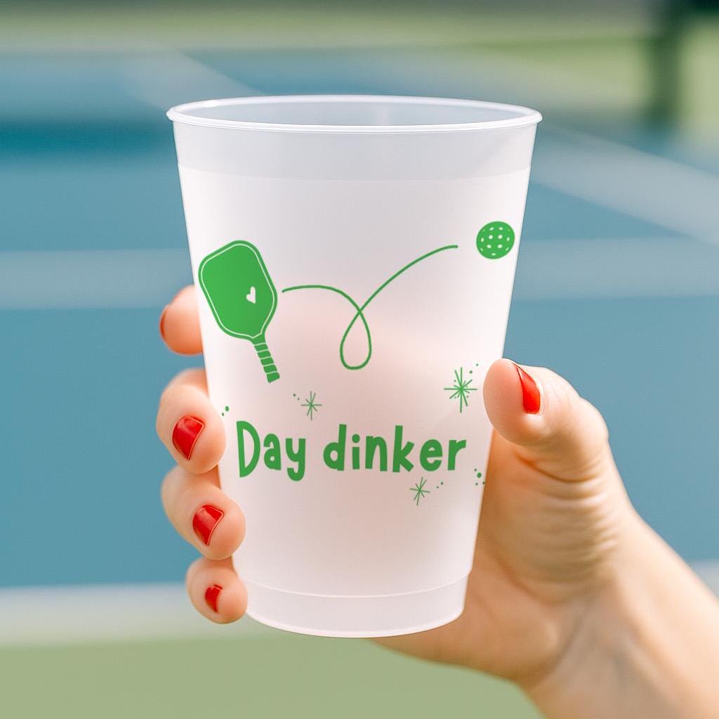 Day Dinker Pickleball Cups