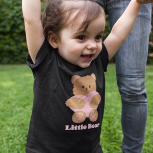 Cute Baby T-Shirt with Little Bear Design, Baby Clothes, Kids Gift, Birthday Outfit, Infant Apparel, Toddler Tee