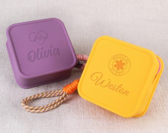 Personalized Silicone First Aid Kit: Family Medicine Organizer