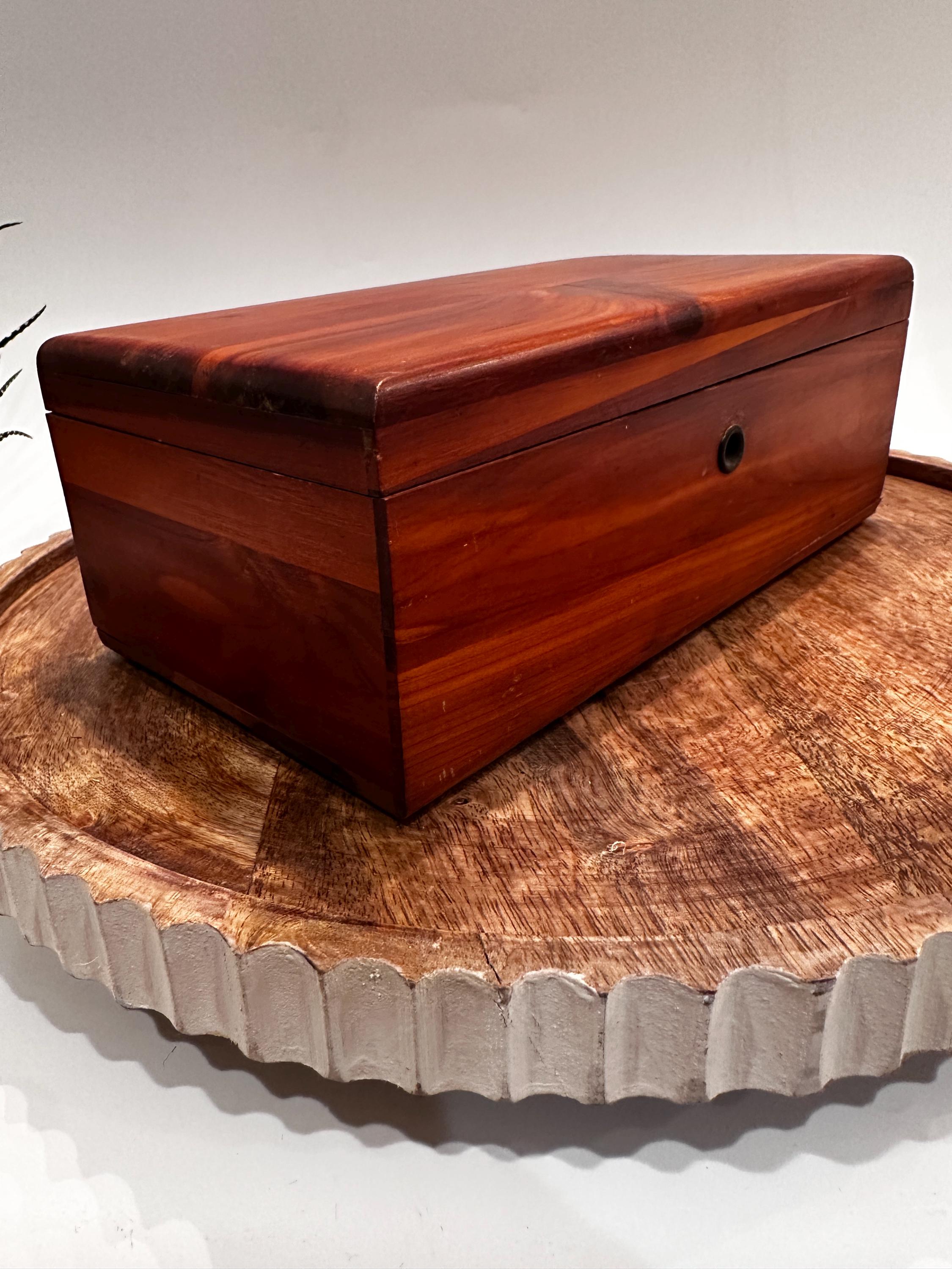ヴィンテージ Lane シダーチェスト ブランケット トイ ボックス Vintage MINI LANE CEDAR WOOD CHEST JEWELRY BOX TRINKET PEN