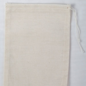 Made in the USA 4x6 inch (10x15 cm) 100% Cotton Muslin Drawstring Bags
