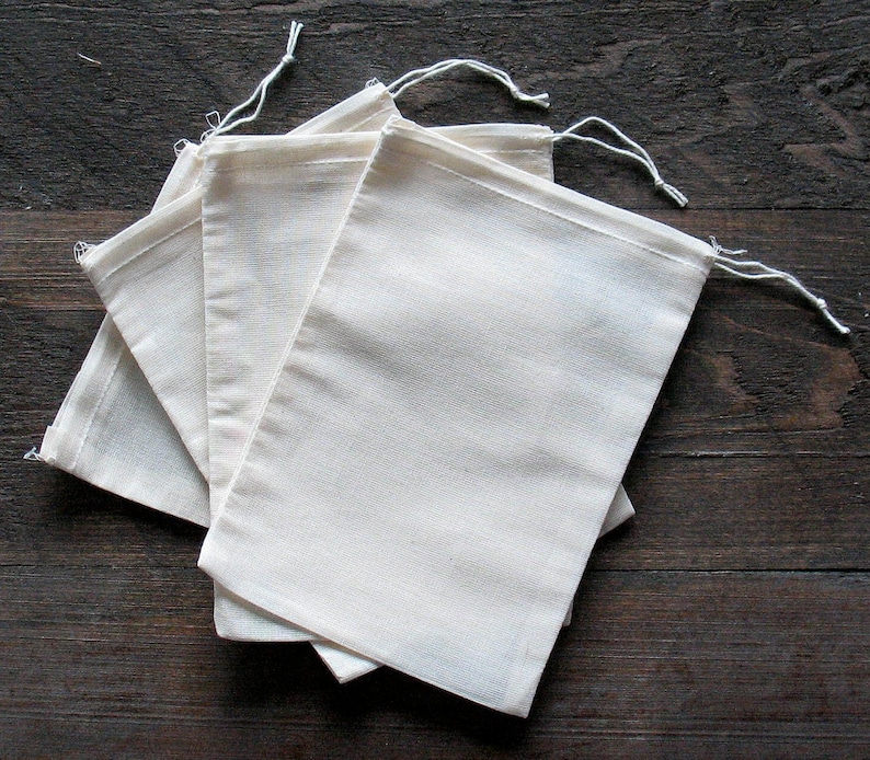 large cotton drawstring bags