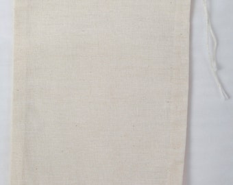 50 count 4x6 Cotton Muslin Drawstring Bags Bath Soap Herbs