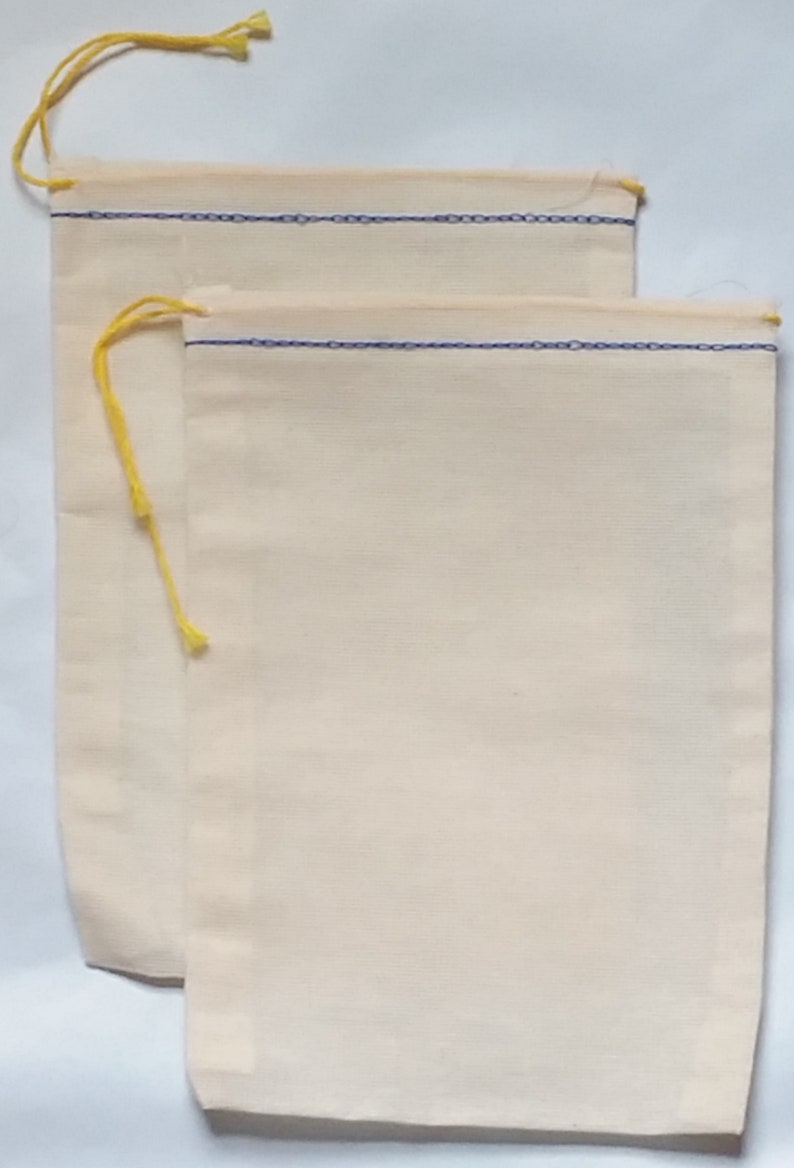 Made in the USA 5x7 inch Muslin Drawstring Bags Etsy
