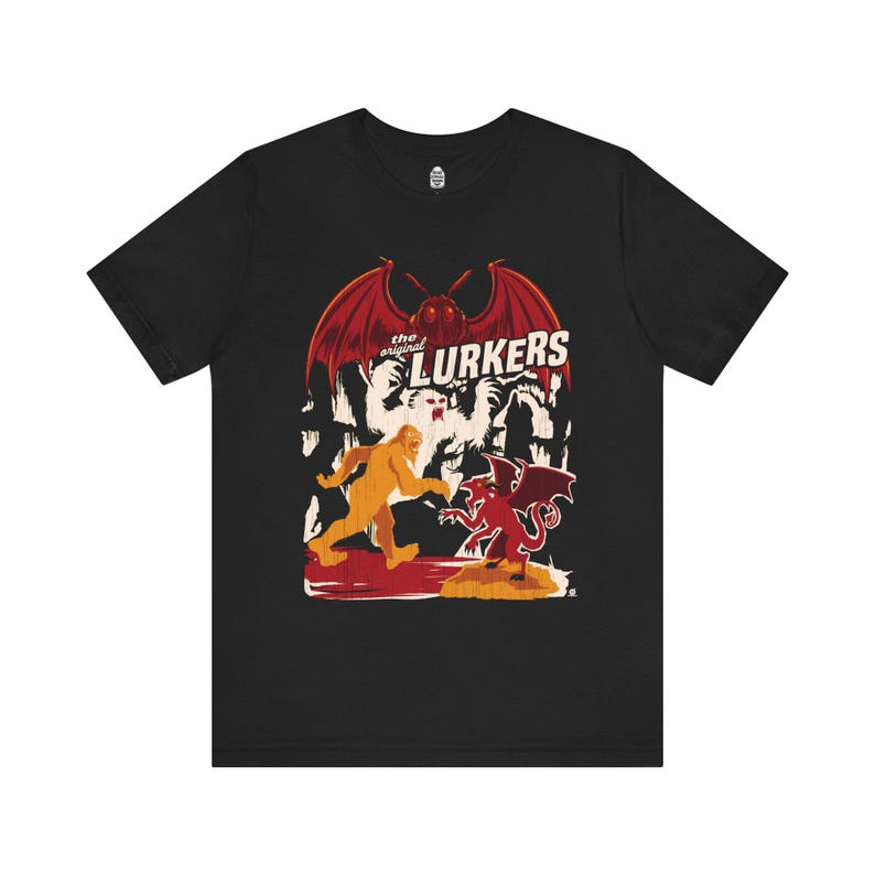 The Original Lurkers Cryptid Horror Shirt – Mothman, Bigfoot, Jersey Devil, Yeti