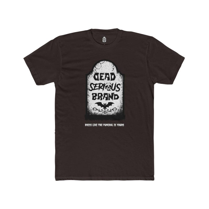 Gothic Funeral T-Shirt – Dead Serious Brand, Halloween Goth Apparel