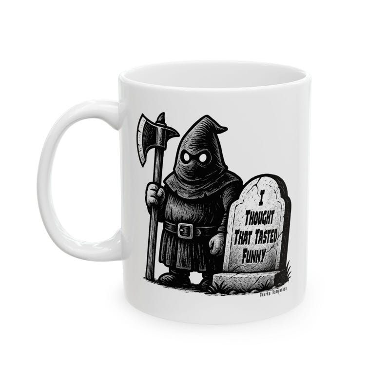 Snarky Sympathys Ceramic Mug - Gothic Horror Halloween Gift
