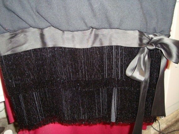80's Beaded Fringe Dress