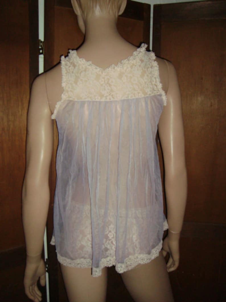 60/'s Nightie Set Lilac /& Lace Small