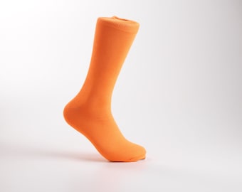 David's Bridal match Tangerine  specialty color youth socks