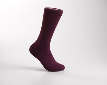 David's Bridal match Wine  specialty color Grooms socks