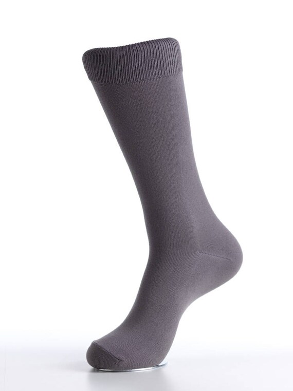 charcoal grey dress socks Stingray Pattern Heather Charcoal Dress Socks main image 1