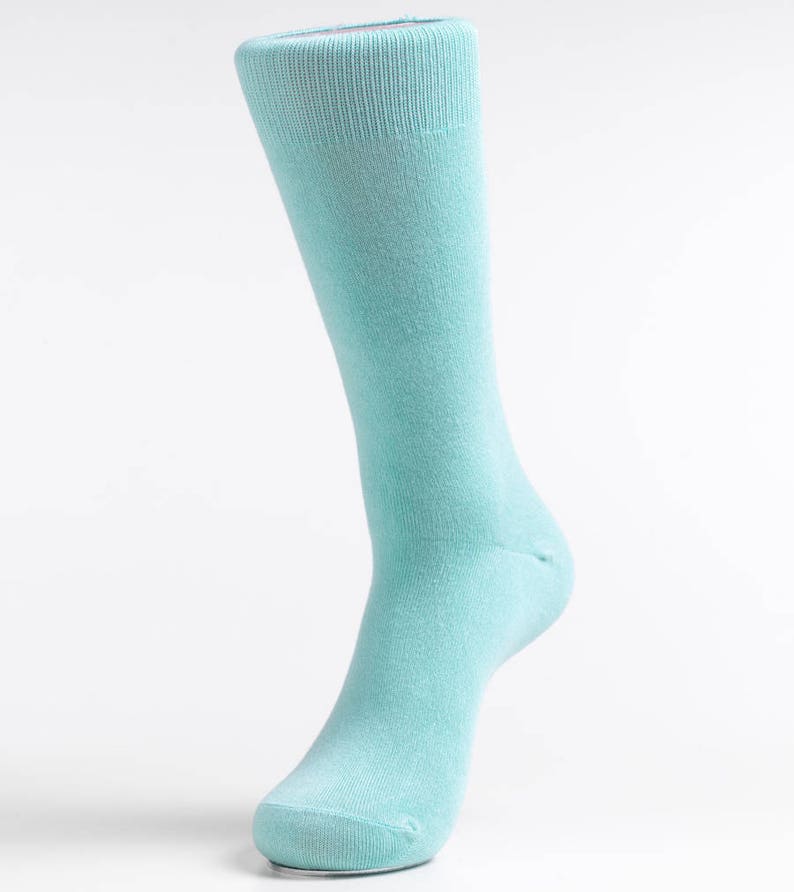 Spa Tiffany Specialty Color Grooms Socks, Groomsmen Socks, Wedding Gift, Bridal Party image 2