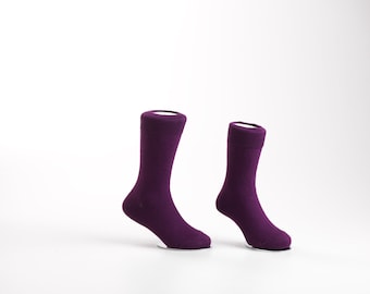 David's Bridal match PLUM  specialty color youth socks