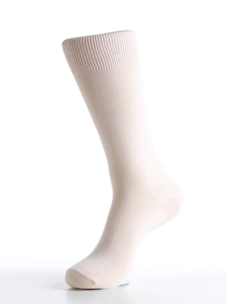 LINEN specialty color grooms socks, groomsmen socks, wedding gift, bridal party, dress socks image 1
