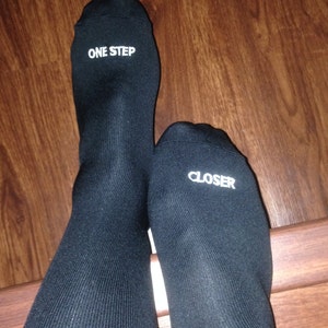 Grooms Socks One Step Closer Twilight Saga, A Thousand Years, Christina Perri, Wedding gift, Groom Gift image 3