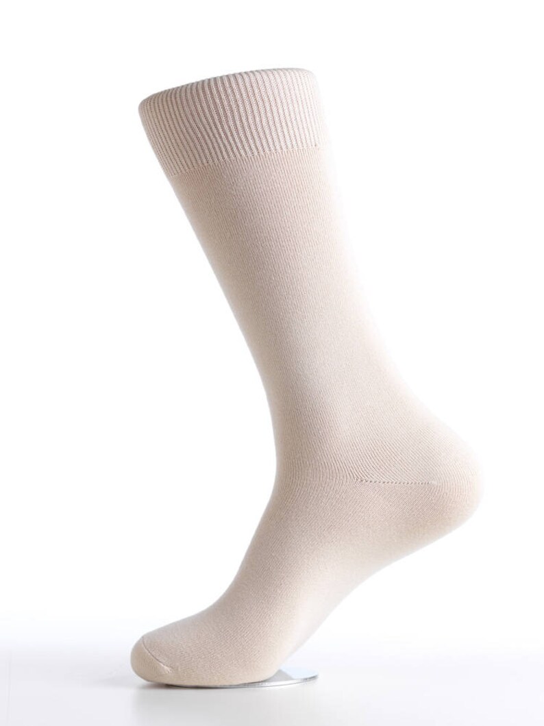 LINEN specialty color grooms socks, groomsmen socks, wedding gift, bridal party, dress socks image 2