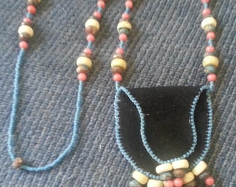 Aztec Warrior Leather Amulet Bag