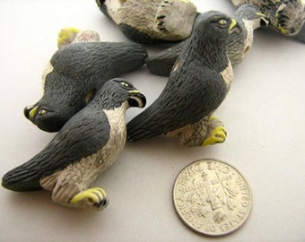 Ceramic Falcon Bead