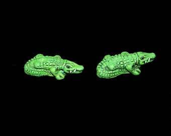 Ceramic Alligator Bead