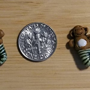Ceramic Tiny Sea Monkey  Beads