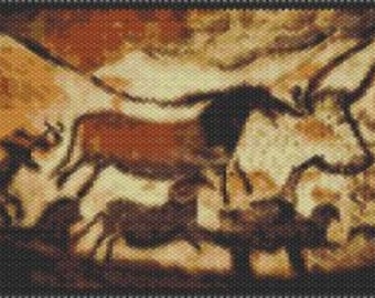 Cave Art Tapestry Beaded Pattern