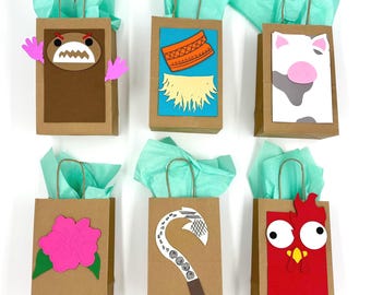 Moana Party Favor Bags, Luau Disney Princess Gift Bags