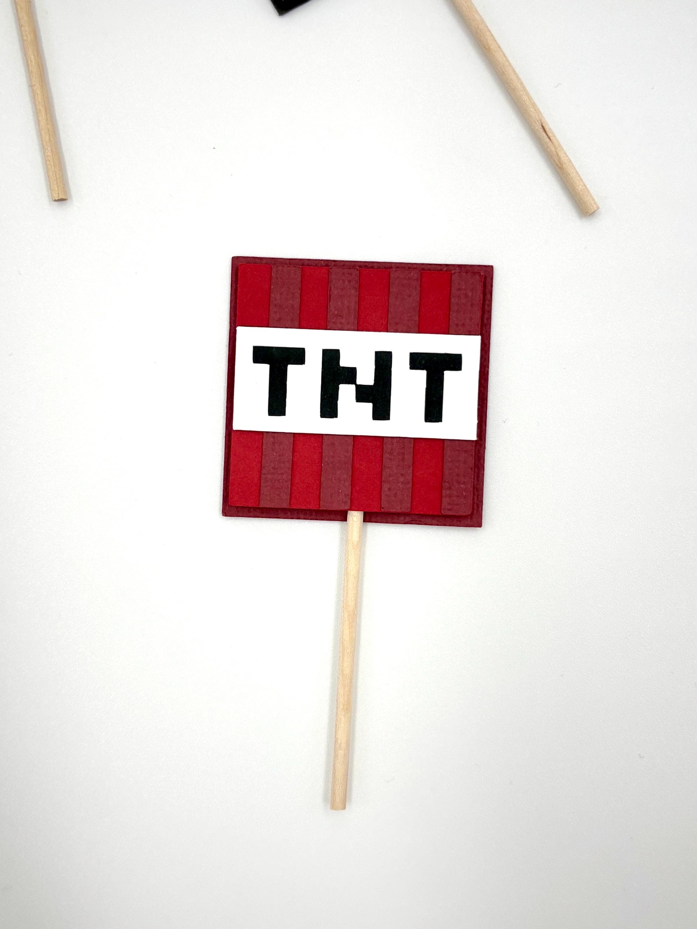 Minecraft Sword, TNT, and Custom Name Toppers