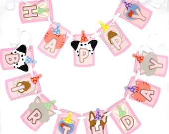 Animal Adoption Birthday Party Banner : Adopt-A-Pet Party Sign For Puppy Pawty