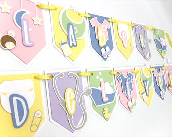 Krankenschwester Grad Banner oder benutzerdefinierte Baby Shower Party Decor