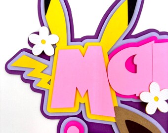 Pokemon Geburtstag Cake Topper: Personalisierte Pikachu Tortendeko