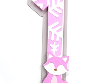 Personalisierter Winter Onederland Cake Topper: Personalisierte Party Dekoration