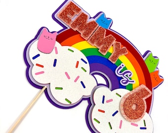 Gabbys Dollhouse Birthday Cake Topper - Personalisierte Party Dekoration