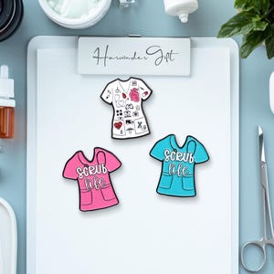 Doctor Nurse Medical Staff Enamel Pin / Medical Science Pin Badge / Nursing Pin / Medical Care Pin / Cute Enamel Pin Set / Gift for Her Him