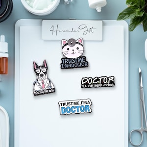 Doctor Nurse Medical Staff Enamel Pin / Medical Science Pin Badge / Nursing Pin / Medical Care Pin / Cute Enamel Pin Set / Gift for Her Him