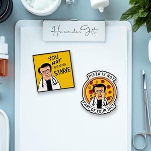 Arzt Zitate Emaille Pin / Anstecker für medizinisches Personal / Pflege Pin / Anstecker für Krankenschwester / Anstecker für Krankenschwester / Geschenk für Sie / Ihn