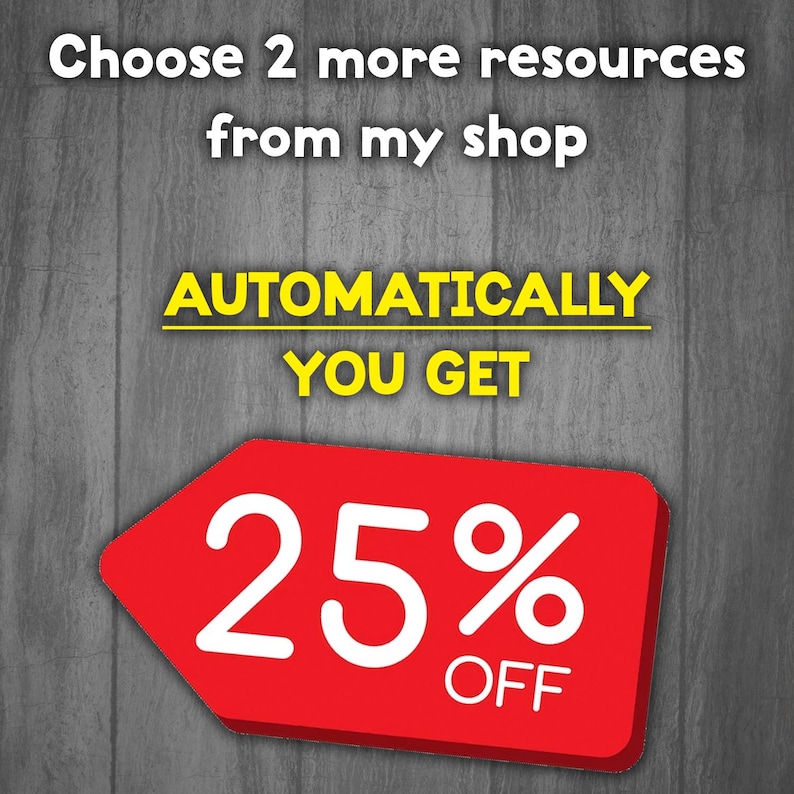 May include: A red arrow with a white 25% off text on a wood background. The text "AUTOMATICALLY YOU GET" is above the arrow in yellow.