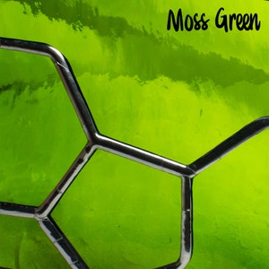Serotonin Made To Order Stained Glass Suncatcher Moss Green