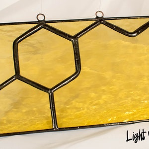 Dopamine Made To Order Stained Glass Suncatcher Light Yellow