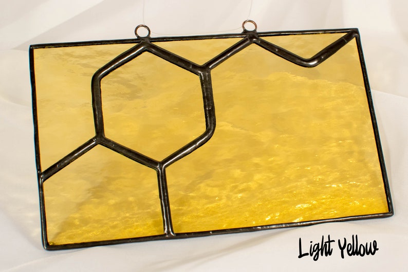 Dopamine Made To Order Stained Glass Suncatcher Light Yellow