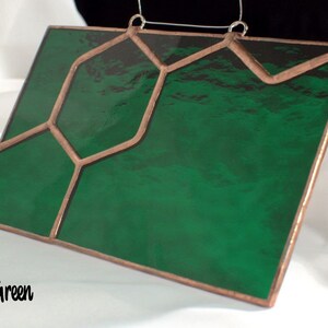 Dopamine Made To Order Stained Glass Suncatcher Green